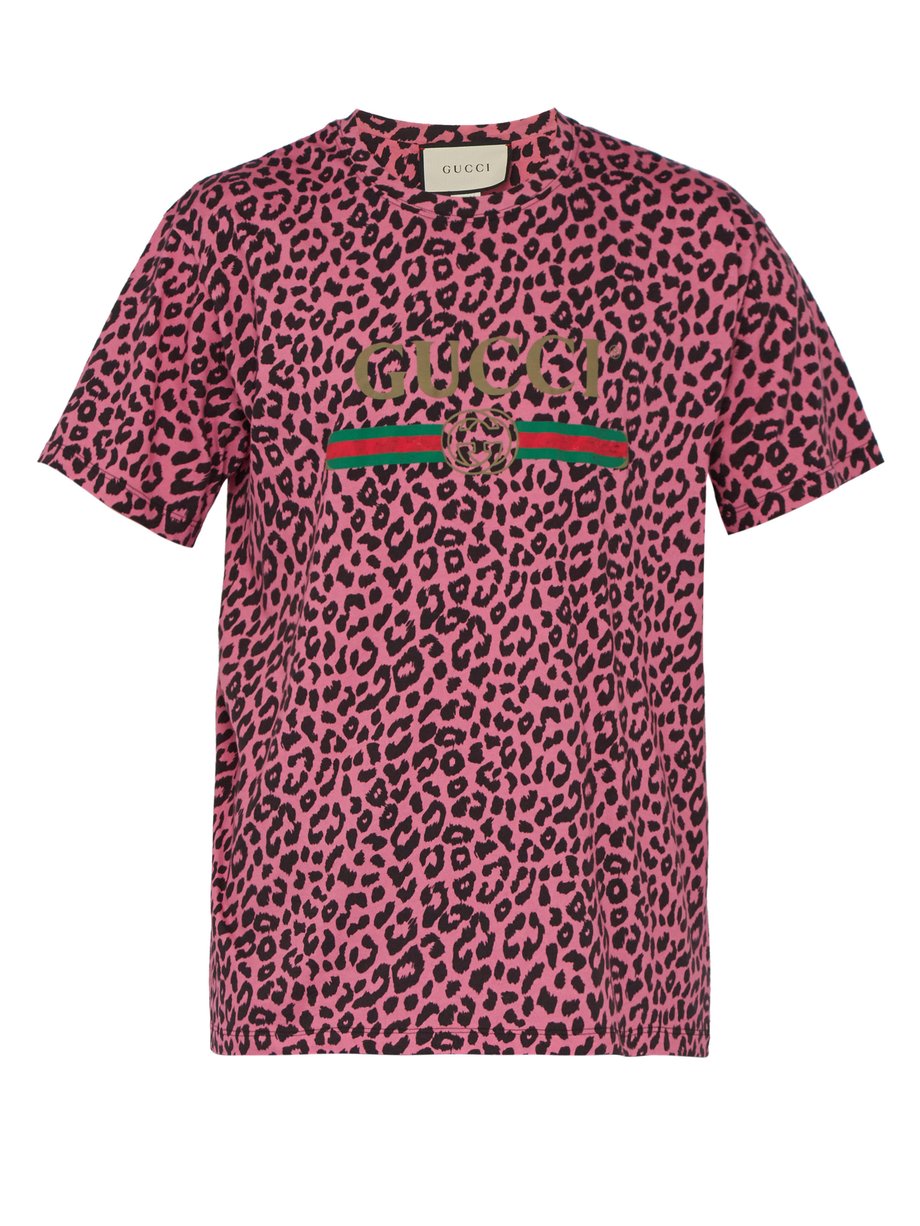 gucci leopard t shirt