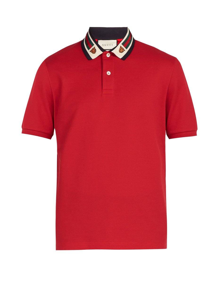 Red Tiger stretch-cotton polo shirt 