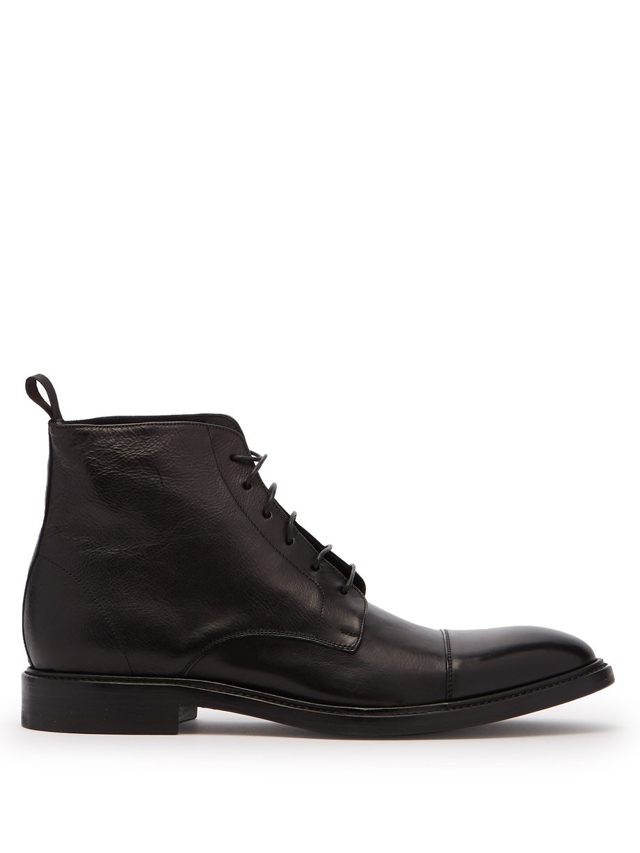 Black Jarman leather boots | Paul Smith | MATCHESFASHION AU