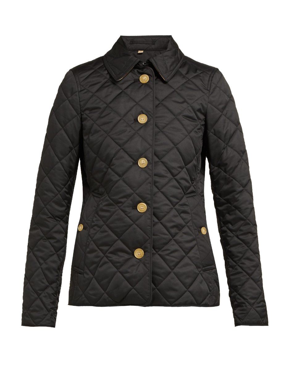 Black Frankby quilted gabardine jacket | Burberry | MATCHESFASHION US