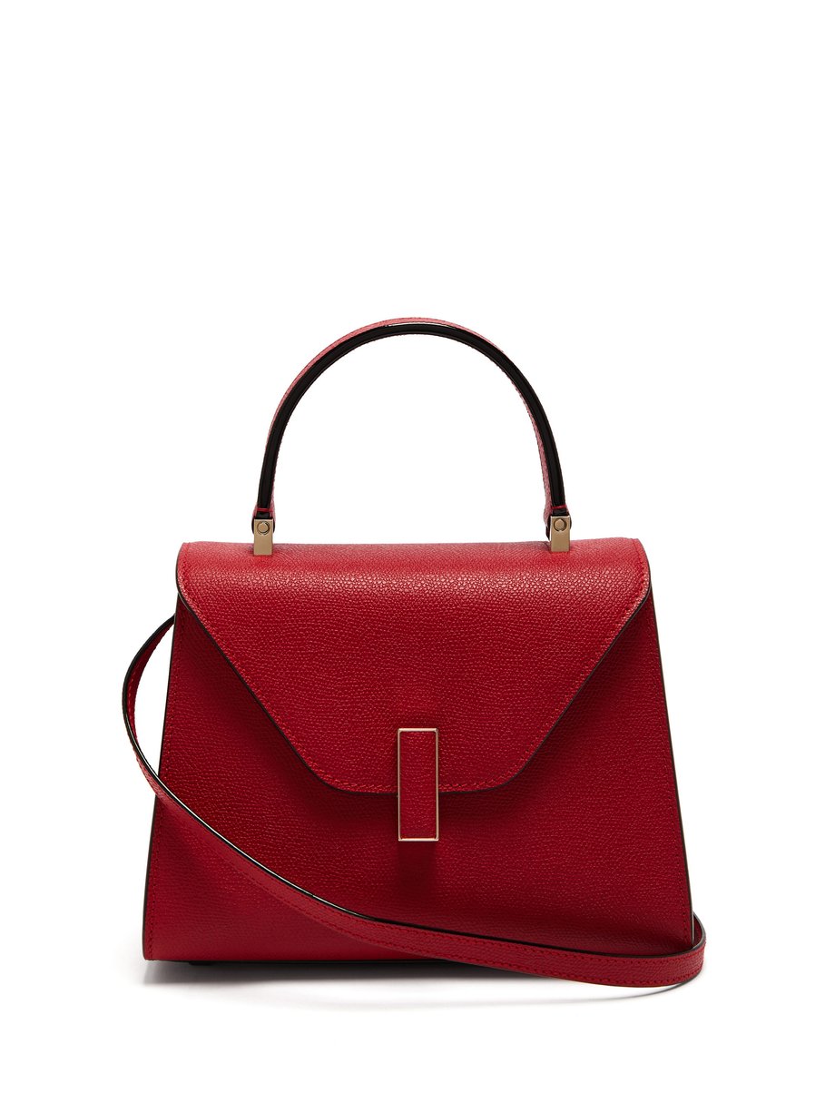 Red Iside mini grained-leather bag | Valextra | MATCHESFASHION UK