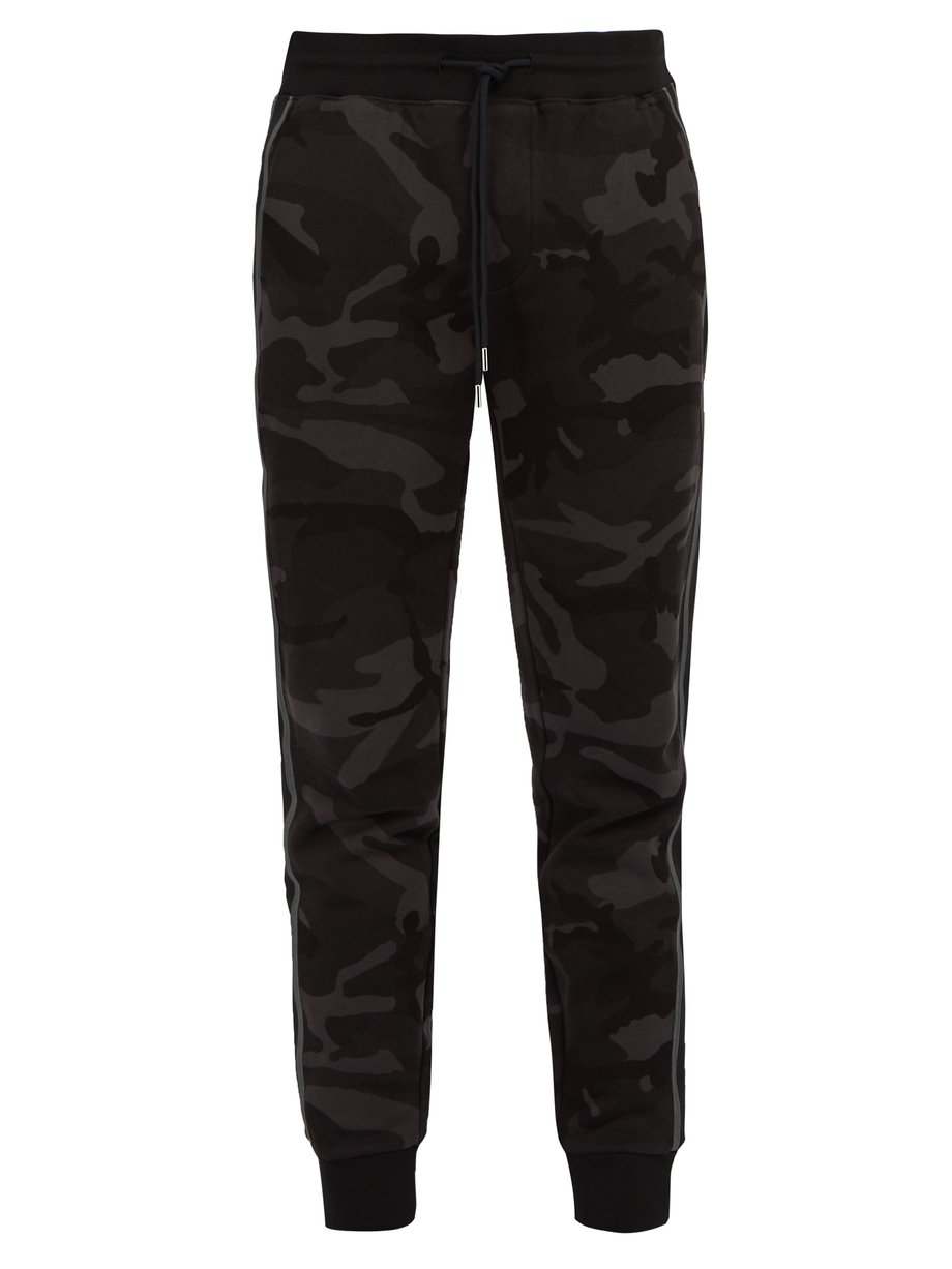 Black Side-striped cotton track pants | Moncler | MATCHESFASHION AU