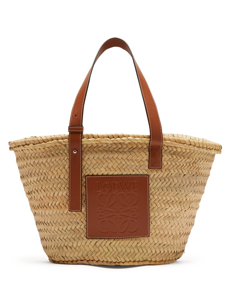 Tan Medium woven basket bag | LOEWE | MATCHESFASHION UK