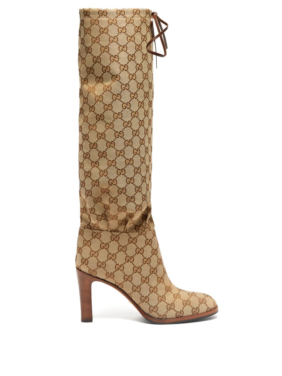 brown gucci boots