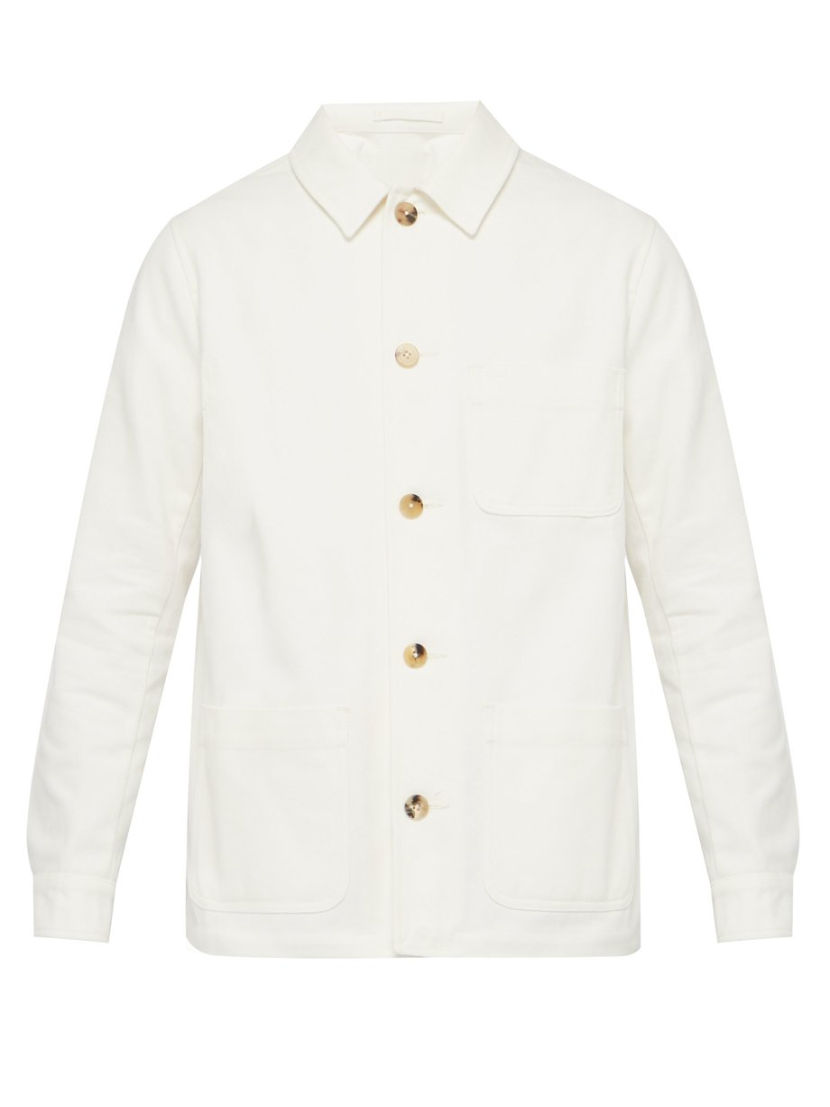 Neutral Organic-cotton worker jacket | De Bonne Facture | MATCHESFASHION US