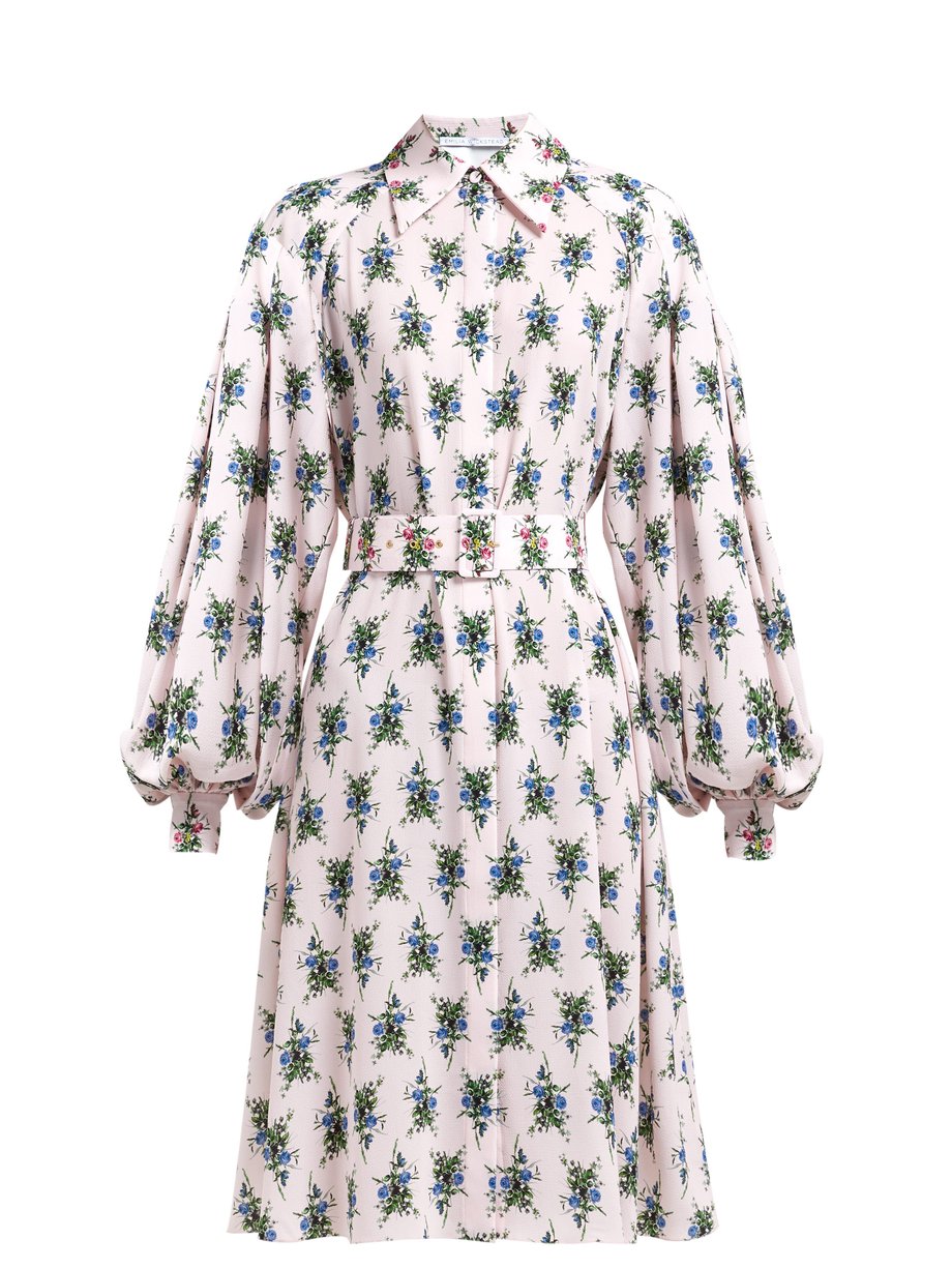 Print Clarisse floral-print crepe dress | Emilia Wickstead ...