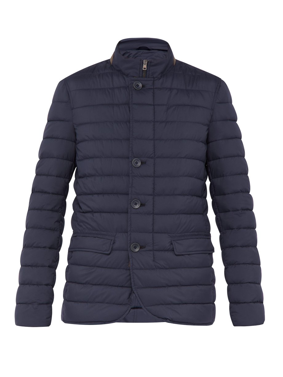 Navy Lightweight quilted-down jacket | Herno | MATCHESFASHION US