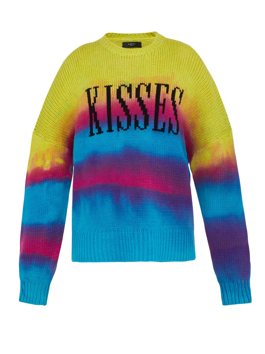 Print Kisses cotton-blend sweater | Amiri | MATCHESFASHION UK