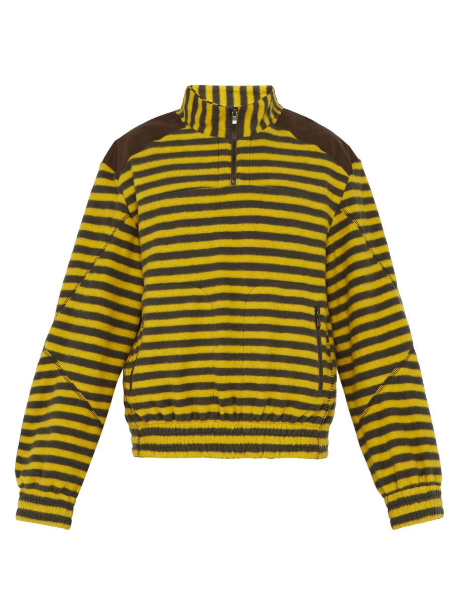 Trekking striped fleece sweatshirt 