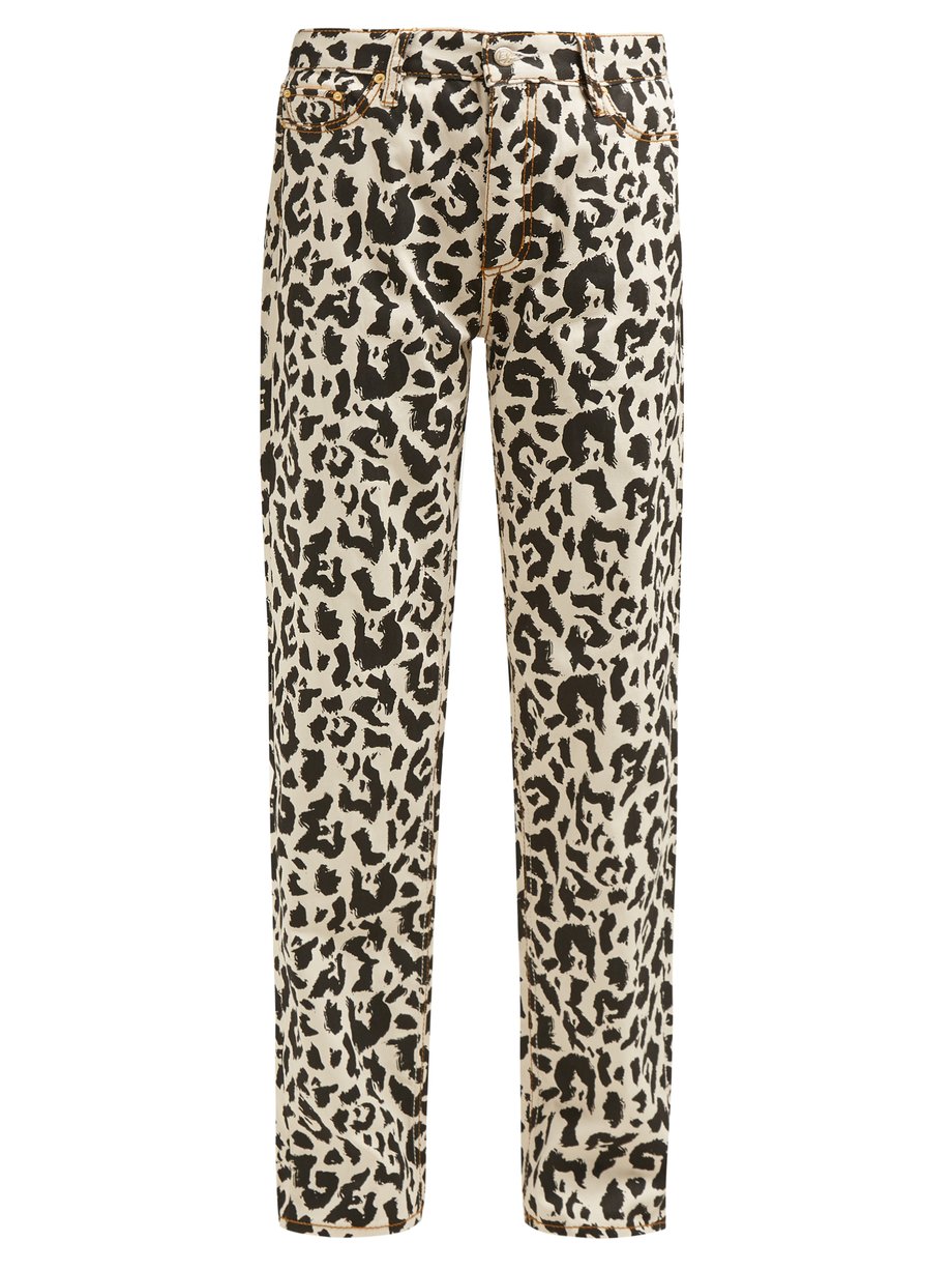 Print Benz leopard-print straight-leg jeans | Eytys | MATCHESFASHION UK