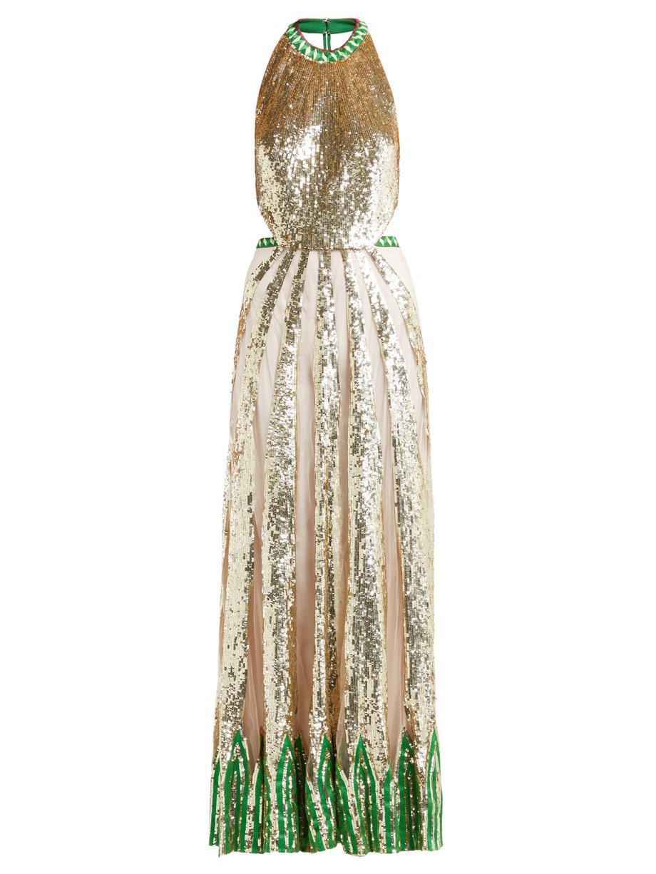 Pink Sycamore sequinned maxi dress | Temperley London | MATCHESFASHION US