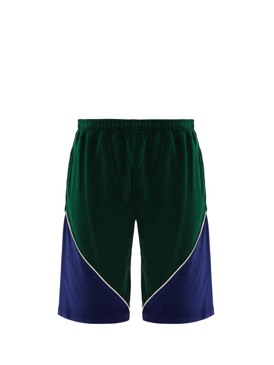 gucci velvet shorts
