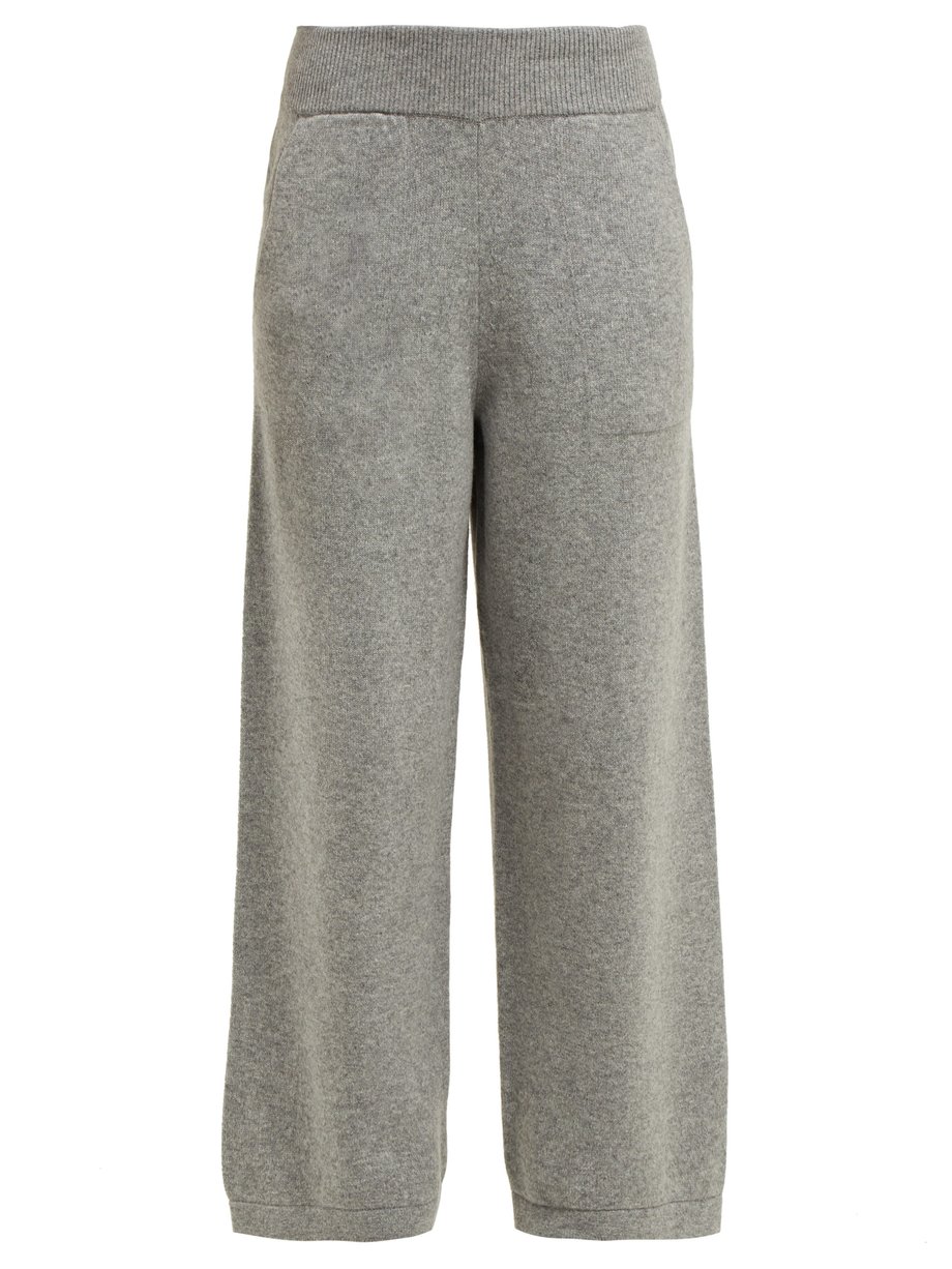 Barrie Grey Wide-leg cashmere track pants | 매치스패션, 모던 럭셔리 온라인 쇼핑