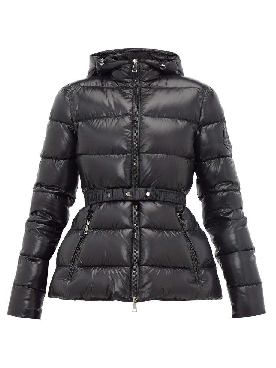 Black Rhin hooded quilted-down jacket | Moncler | MATCHESFASHION US