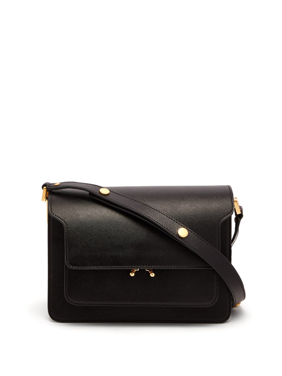 Black Trunk medium saffiano leather bag | Marni | MATCHESFASHION UK