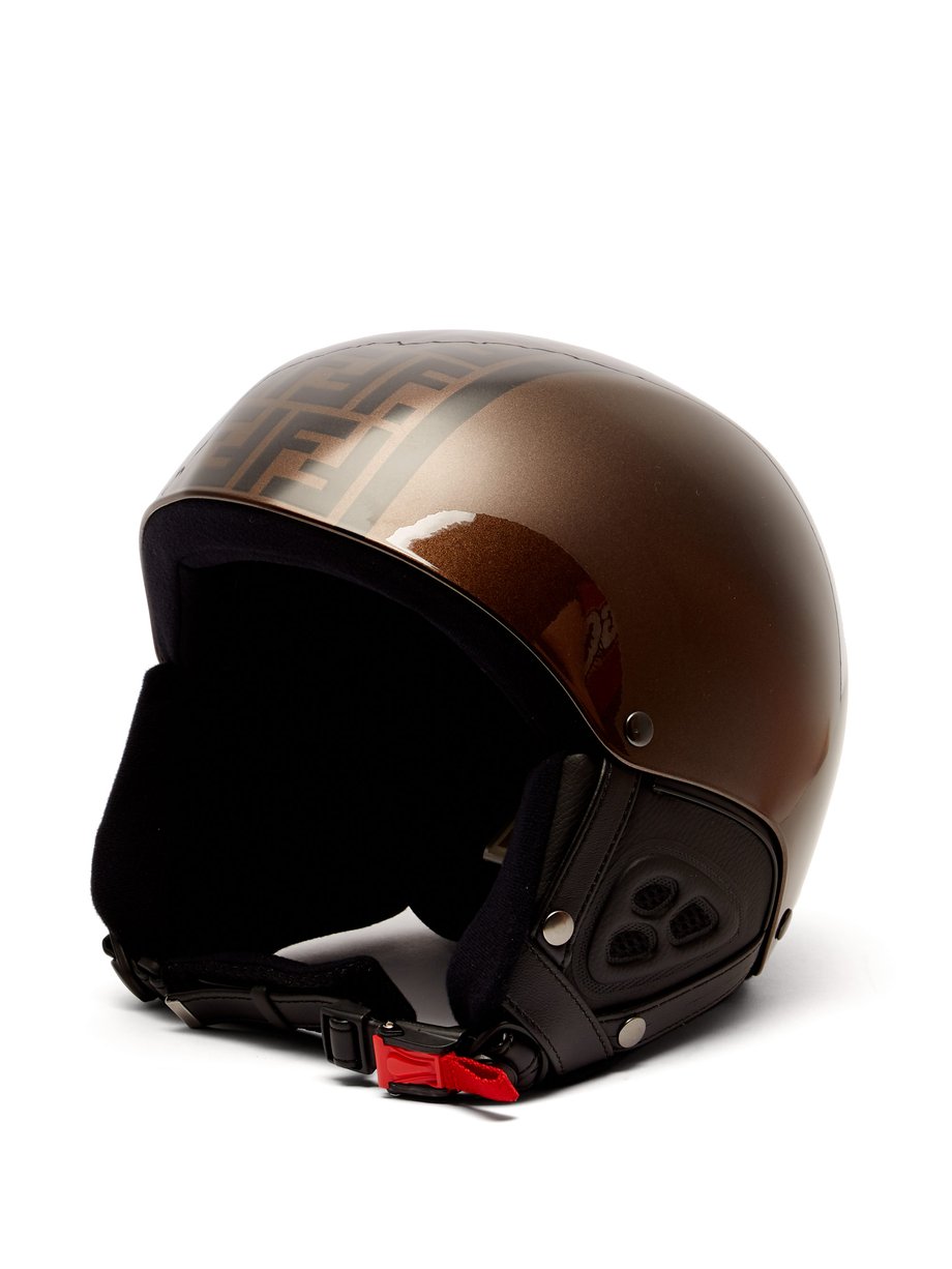FF-print ski helmet Brown Fendi 