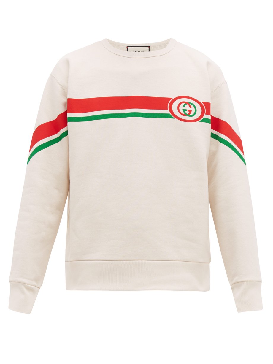gucci striped sweatshirt