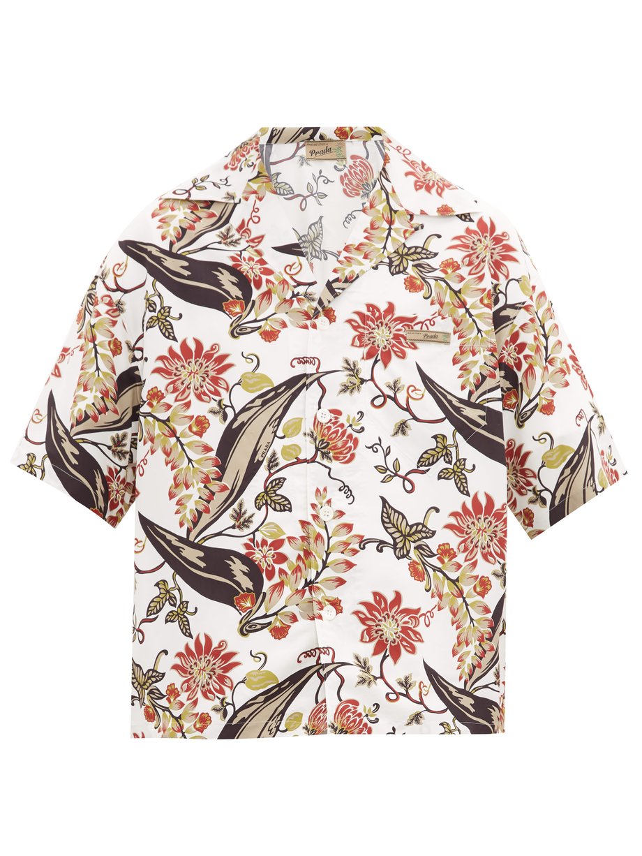 prada flower shirt