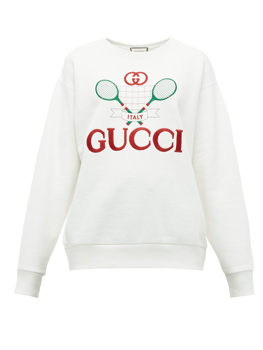 white gucci sweater