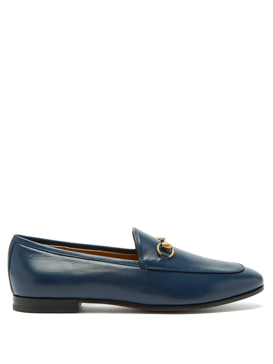 navy gucci loafers