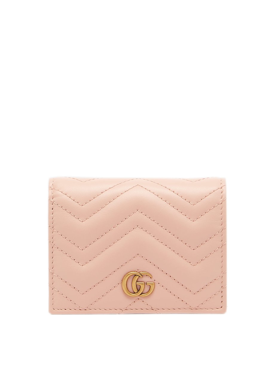 Pink Marmont quilted-leather bi-fold wallet | Gucci | MATCHESFASHION UK