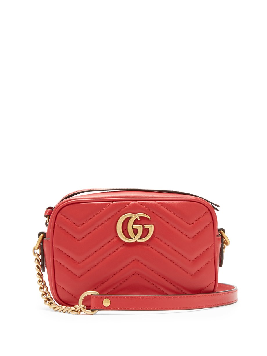 gucci marmont crossbody red