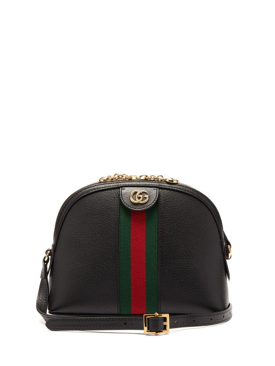 gucci ophidia black leather