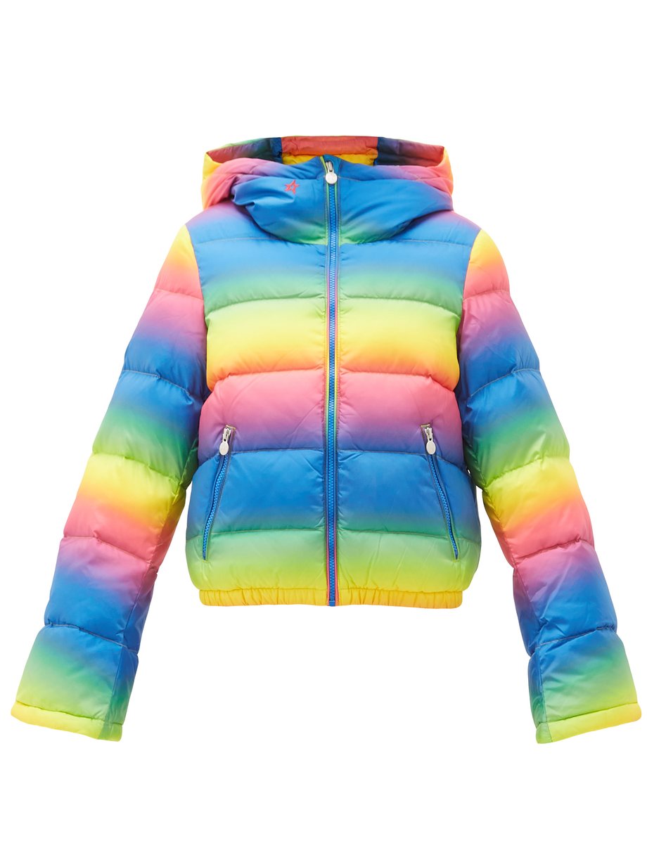 Print Polar Flare down-filled ski jacket | Perfect Moment ...