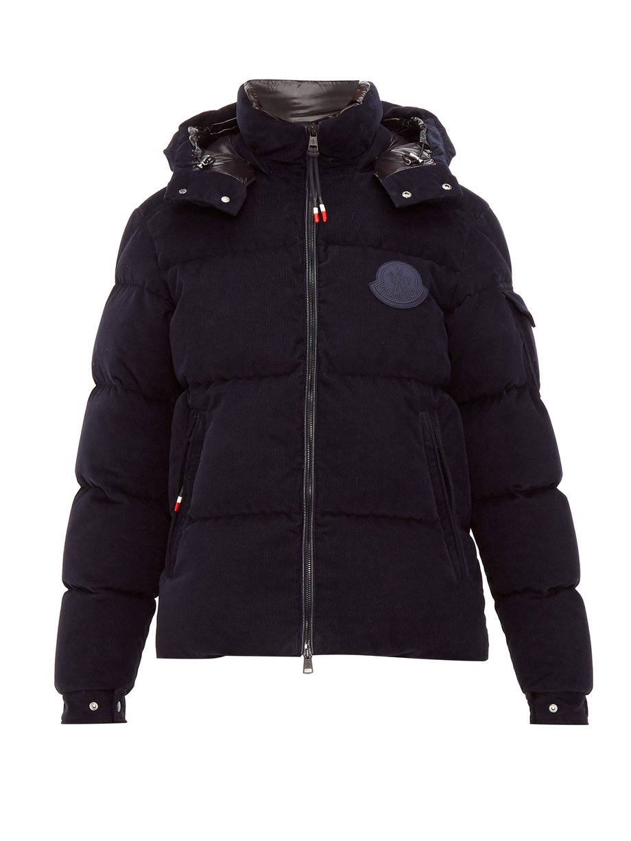 2 Moncler 1952 モンクレール ジーニアス Frares コーデュロイダウンジャケット ネイビー Matchesfashion マッチズファッション