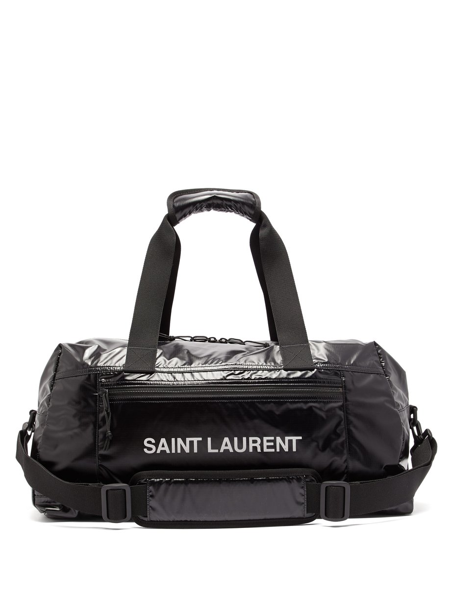 Black Logo-print technical holdall | Saint Laurent | MATCHESFASHION UK