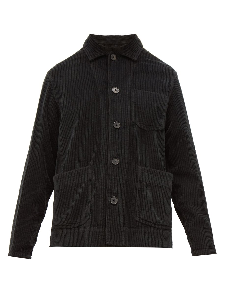 Black Wide-wale cotton-corduroy jacket | Altea | MATCHESFASHION US