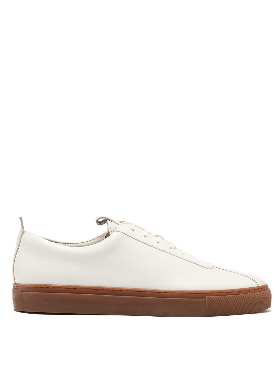 White Sneaker 1 low-top leather trainers | Grenson | MATCHESFASHION UK