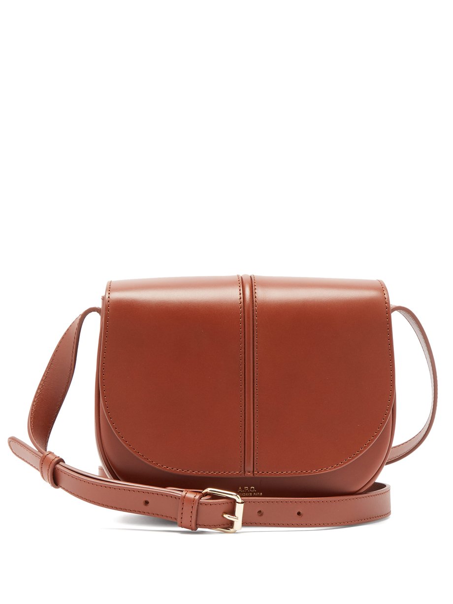 Tan Betty leather shoulder bag | A.P.C. | MATCHESFASHION US