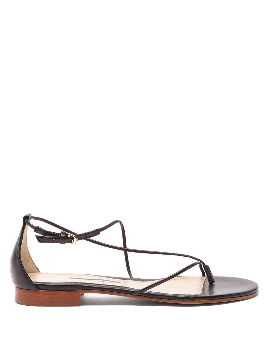 Black String thin-strap leather sandals | Emme Parsons | MATCHESFASHION UK