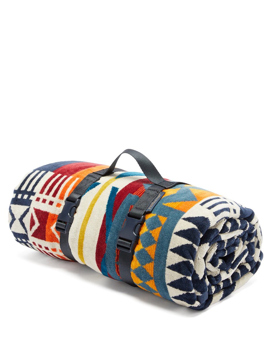matchesfashion.com | Fire Legend two-person cotton-terry beach towel