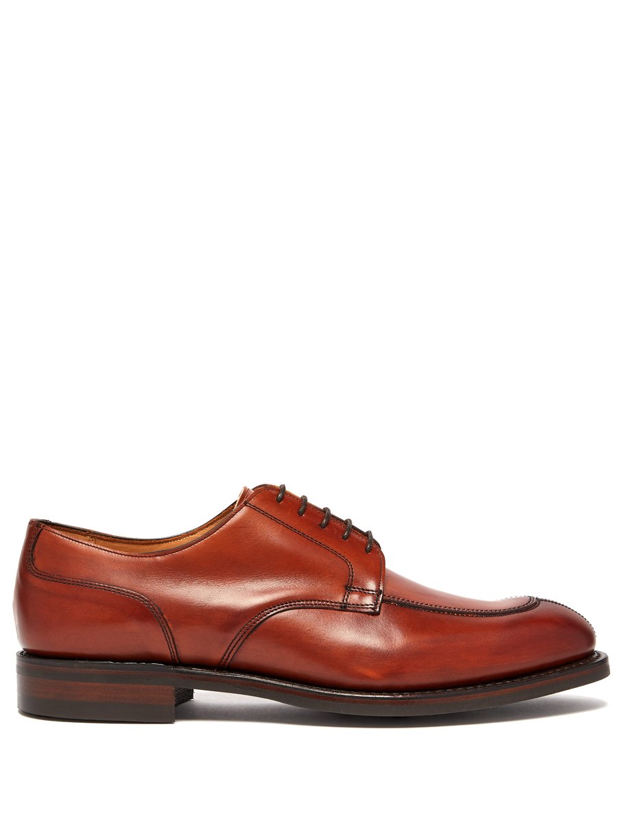 Chiswick R leather derby shoes Brown 