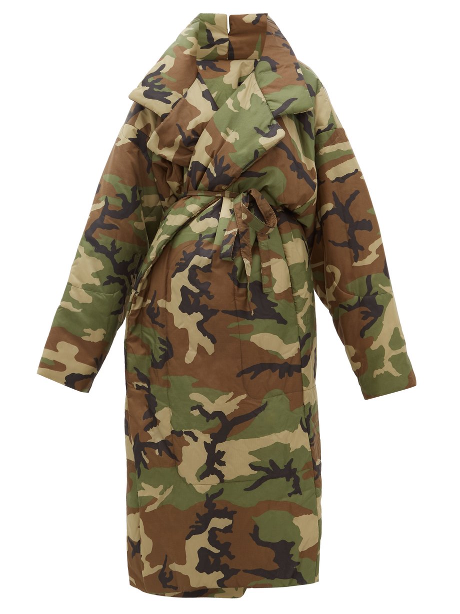 Sleeping Bag camouflage padded coat Green Norma Kamali | MATCHESFASHION FR