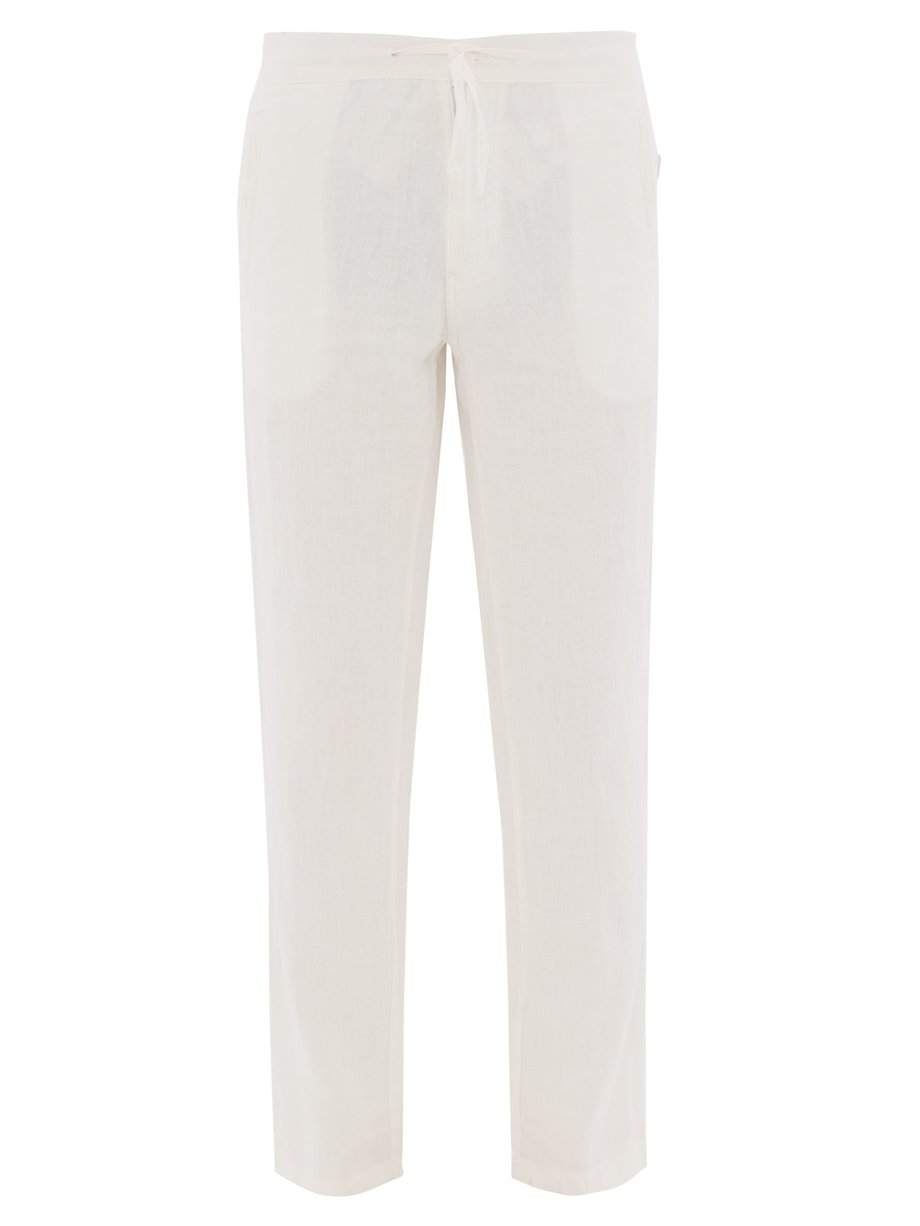 White Collin linen trousers | Onia | MATCHESFASHION US