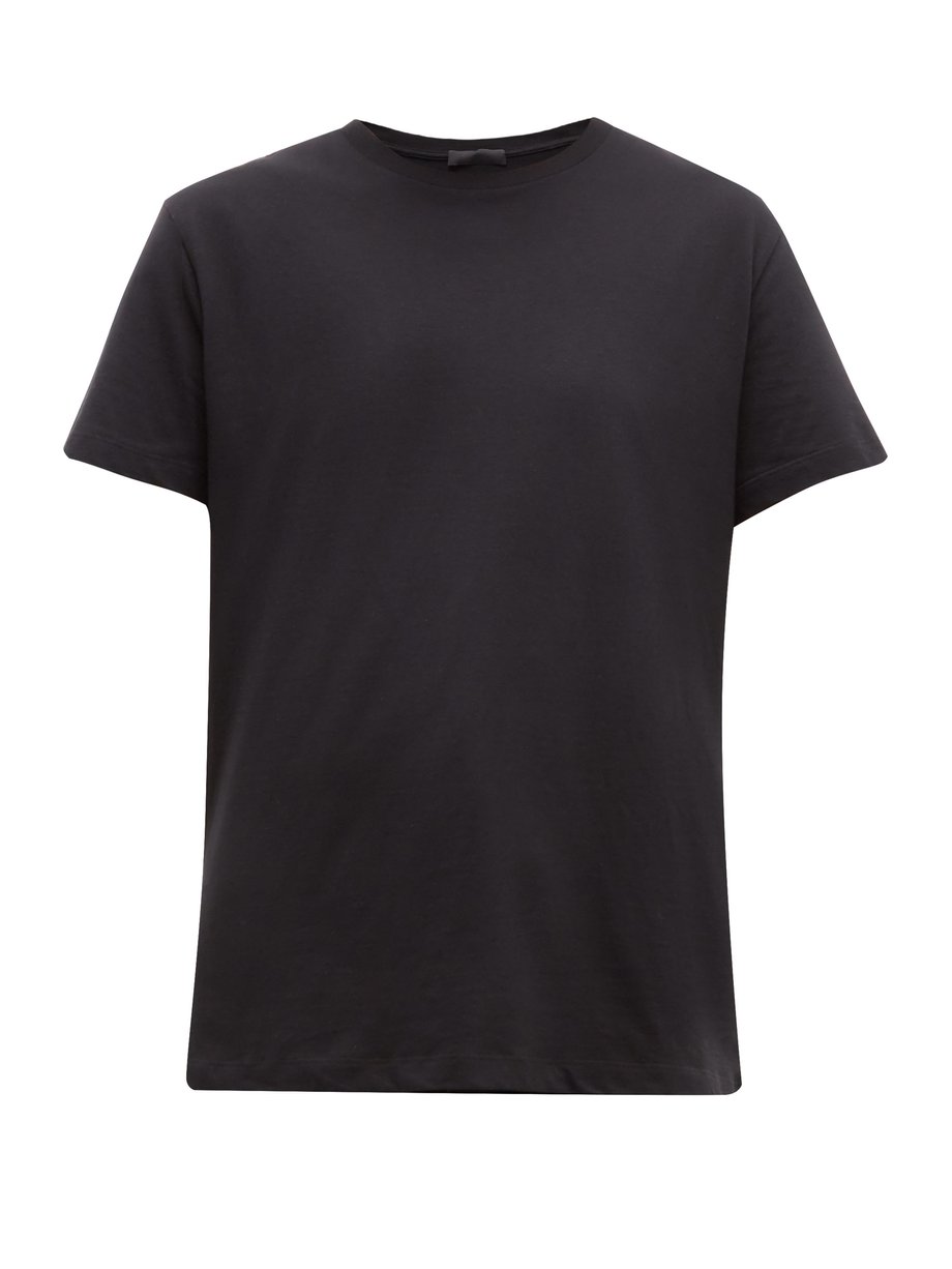 Black Release 01 round-neck cotton T-shirt | WARDROBE.NYC ...