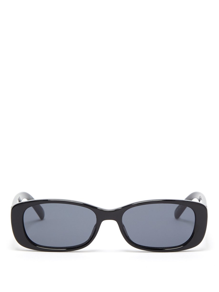 Le Specs Le Specs Unreal! rectangle acetate sunglasses Black