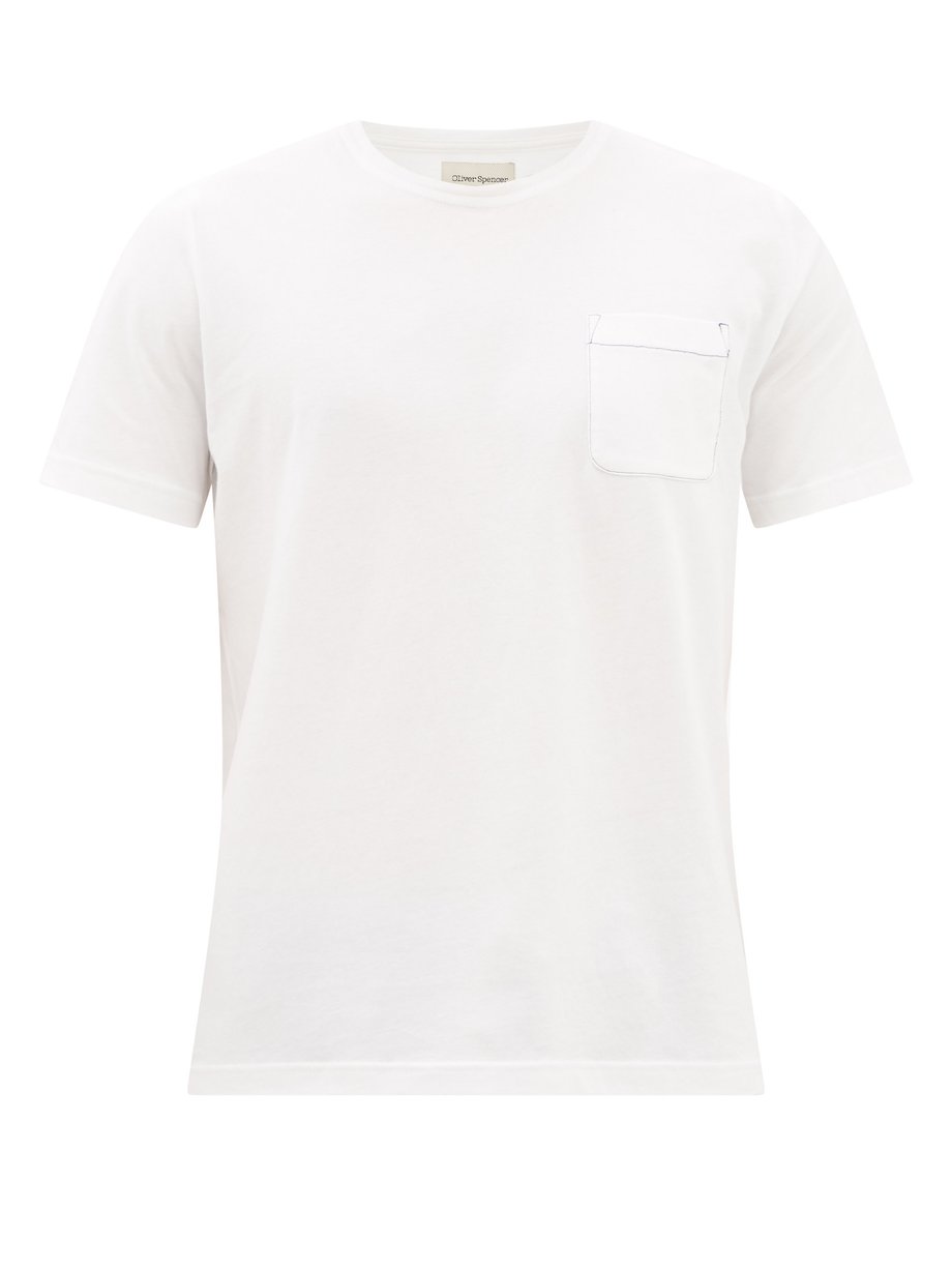 White Oli organic-cotton jersey T-shirt | Oliver Spencer ...