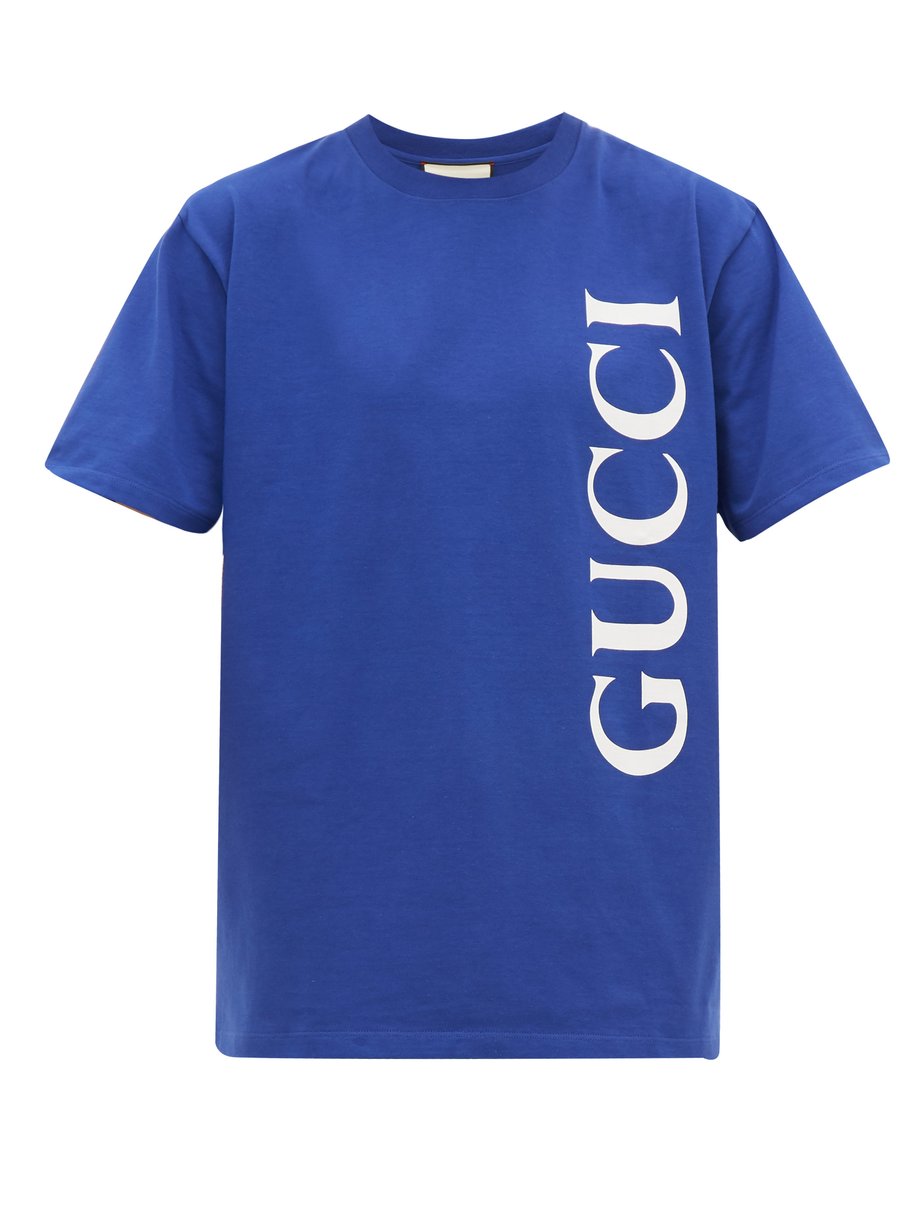blue gucci t shirt