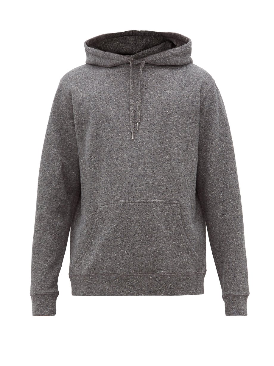 Grey Cotton hooded sweatshirt | Sunspel | MATCHESFASHION UK
