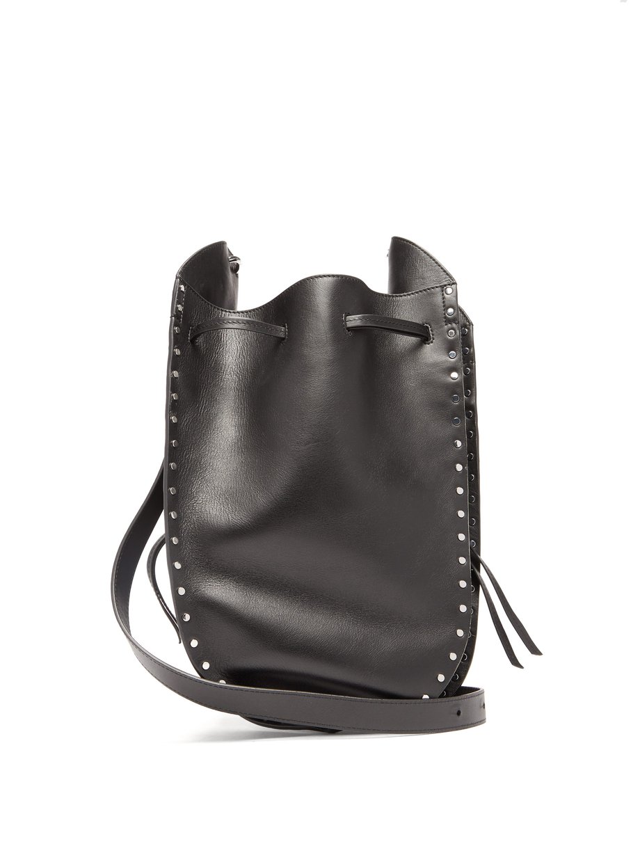 Black Taj studded leather cross-body bag | Isabel Marant ...