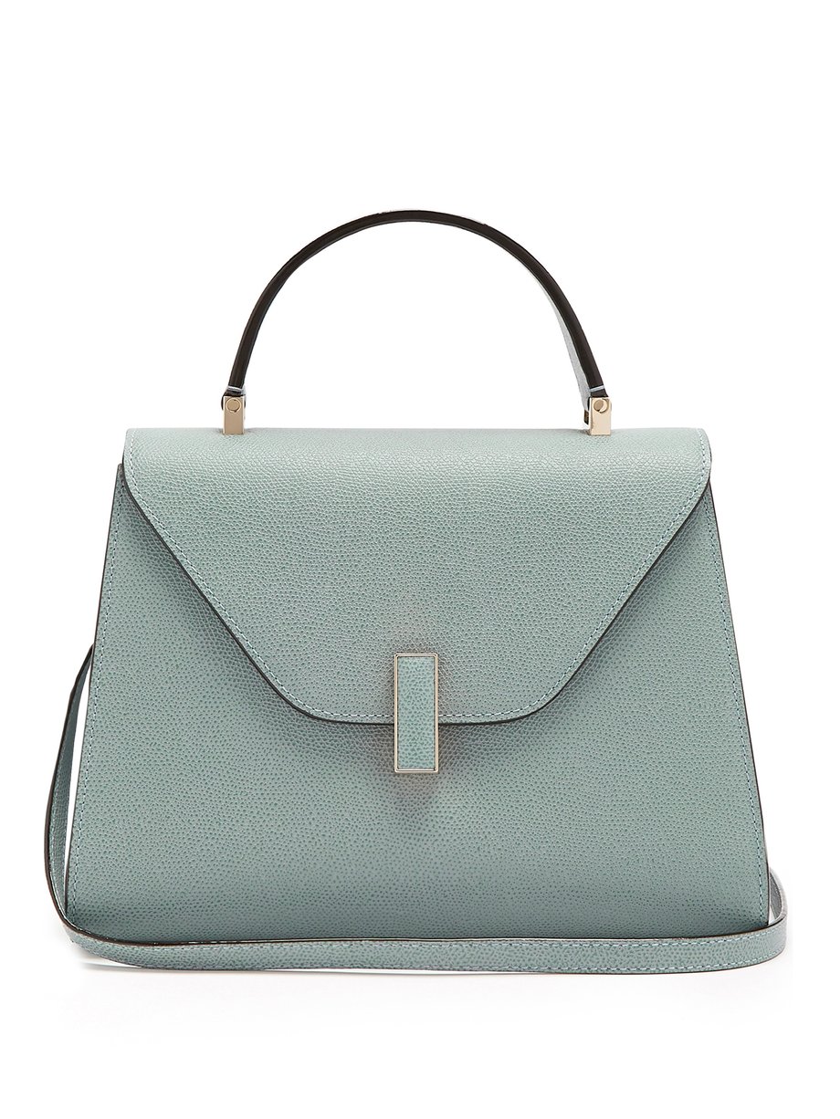 Blue Iside medium grained-leather bag | Valextra | MATCHESFASHION US
