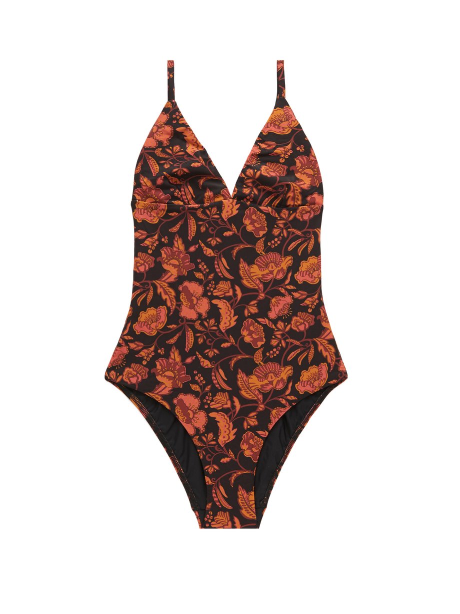 Print The Plunge swimsuit | Matteau | MATCHESFASHION US
