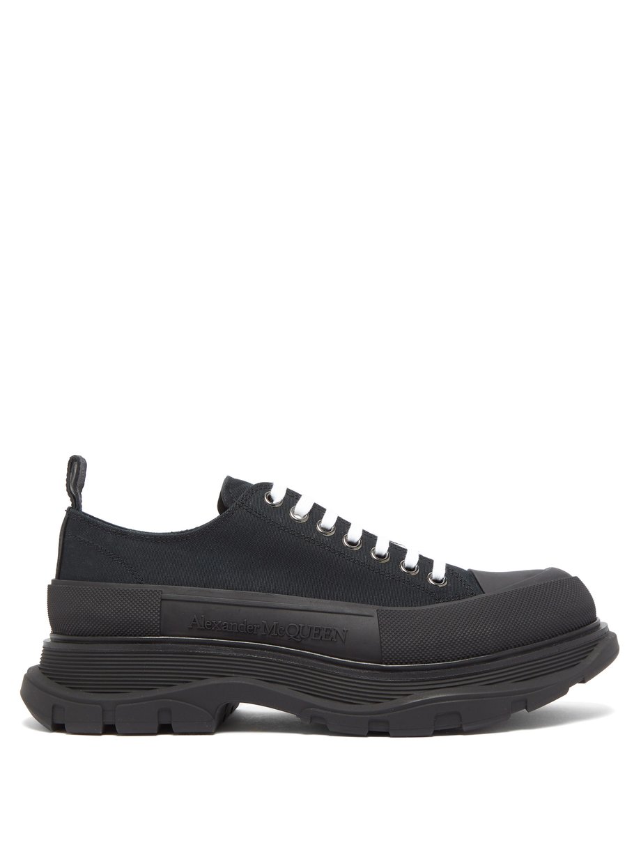 matchesfashion.com | Alexander McQueen Tread Slick chunky-sole canvas trainers