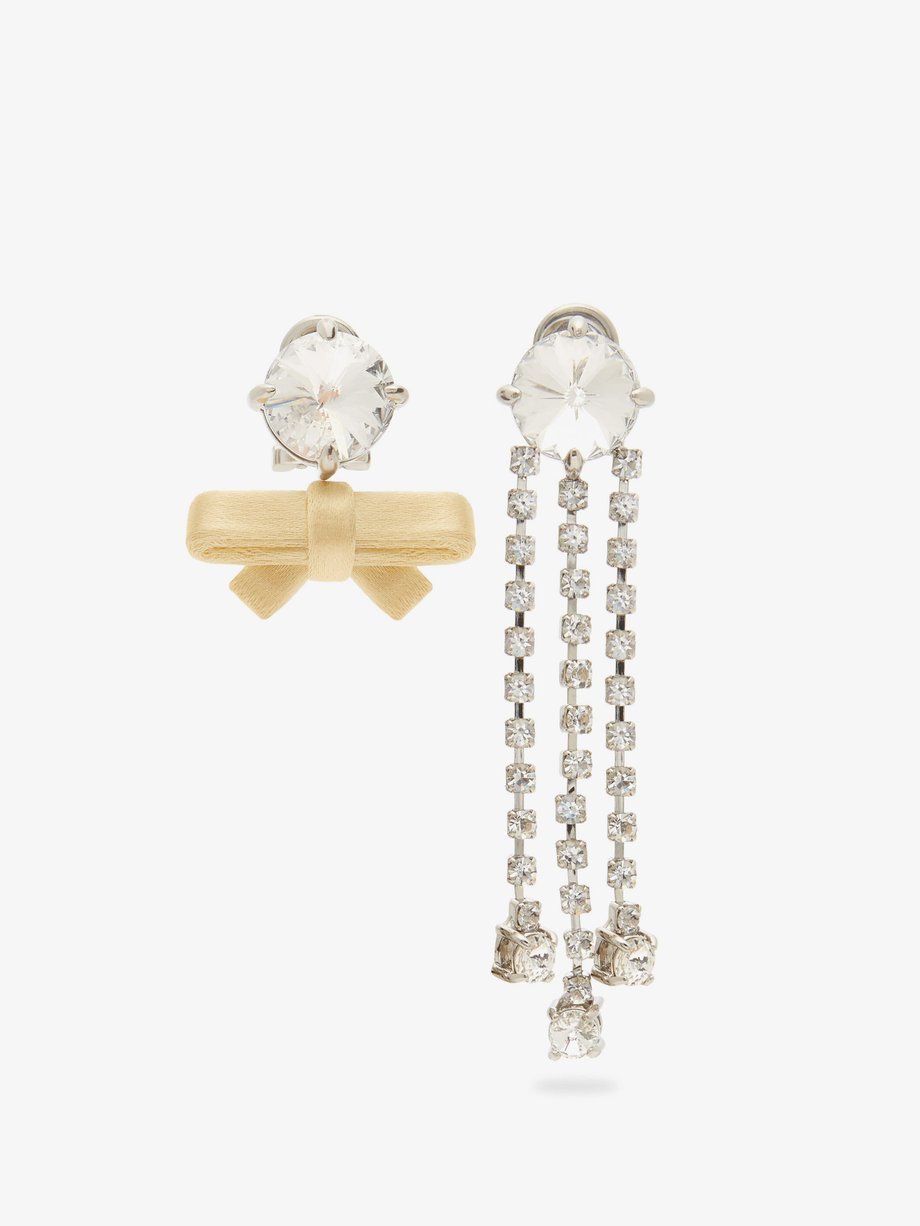 miu miu bow earrings