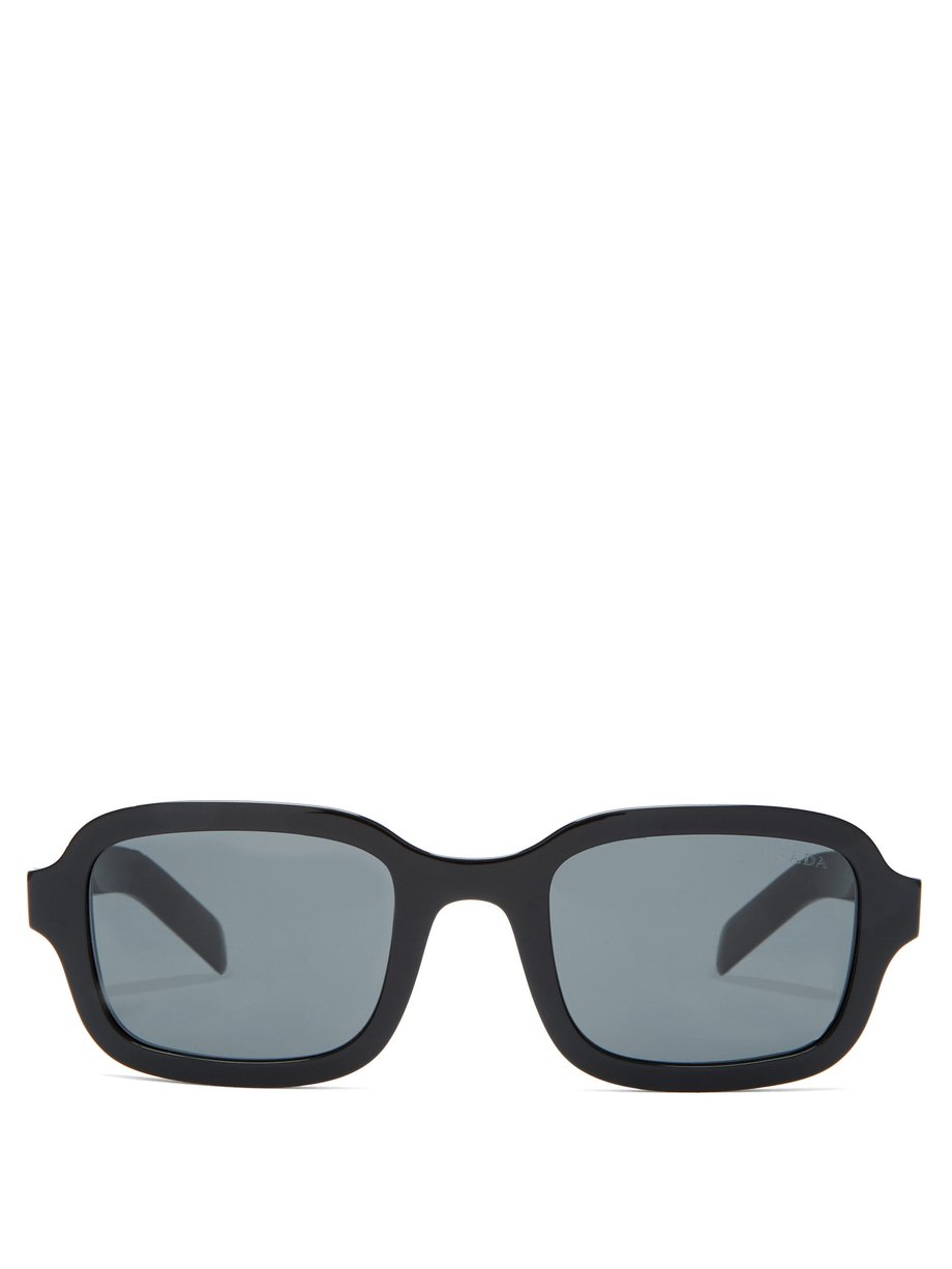 Journal square acetate sunglasses Black 