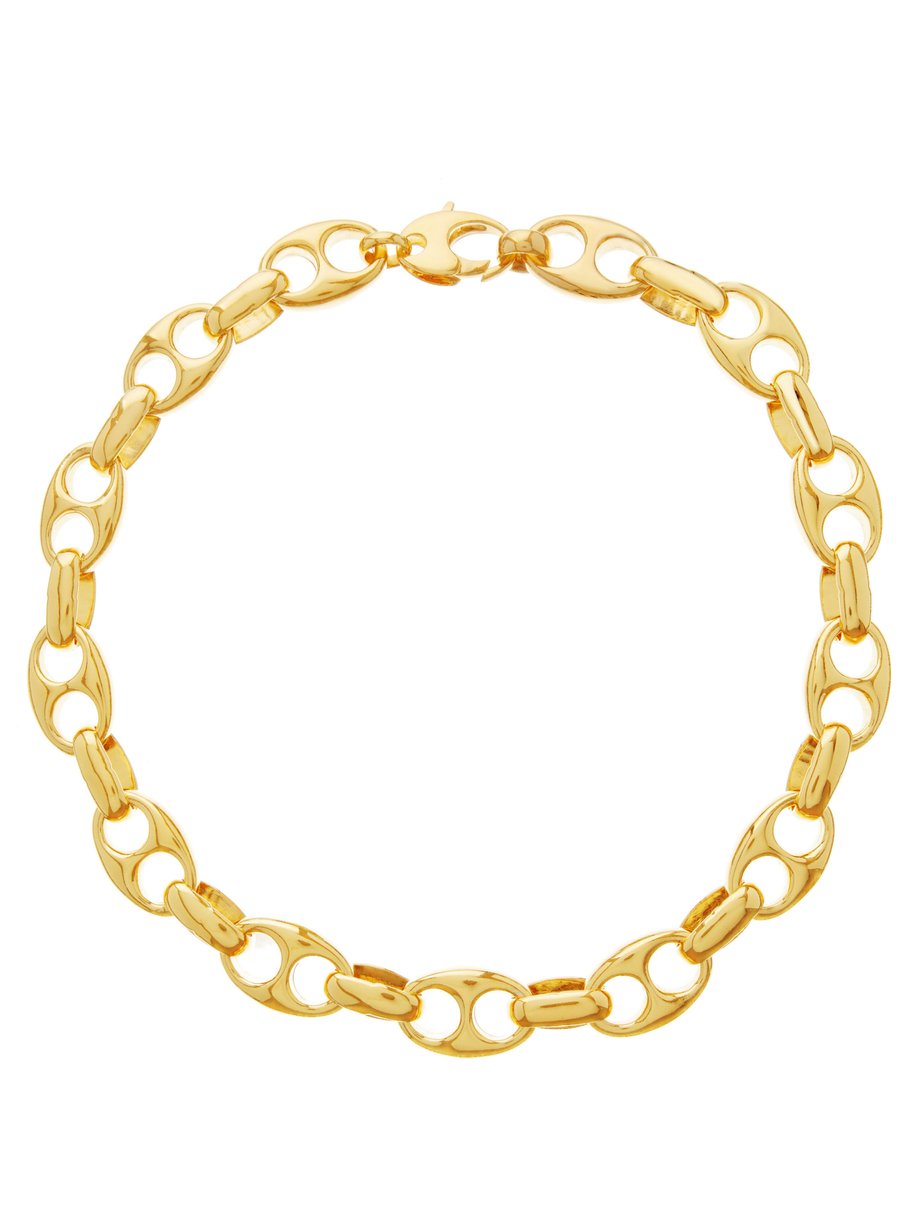 소피 부하이 목걸이 Sophie Buhai Metallic Barbara 18kt gold-vermeil chain necklace